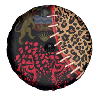 Malawi Spare Tire Cover Coat of Arms & Leopard Print - Unique Motif Fusion
