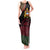 Malawi Tank Maxi Dress Coat of Arms & Leopard Print - Unique Motif Fusion