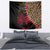 Malawi Tapestry Coat of Arms & Leopard Print - Unique Motif Fusion