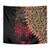 Malawi Tapestry Coat of Arms & Leopard Print - Unique Motif Fusion
