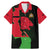 Malawi Map Shaped Lion Family Matching Mermaid Dress and Hawaiian Shirt Unique Country and Wildlife Fusion Design
