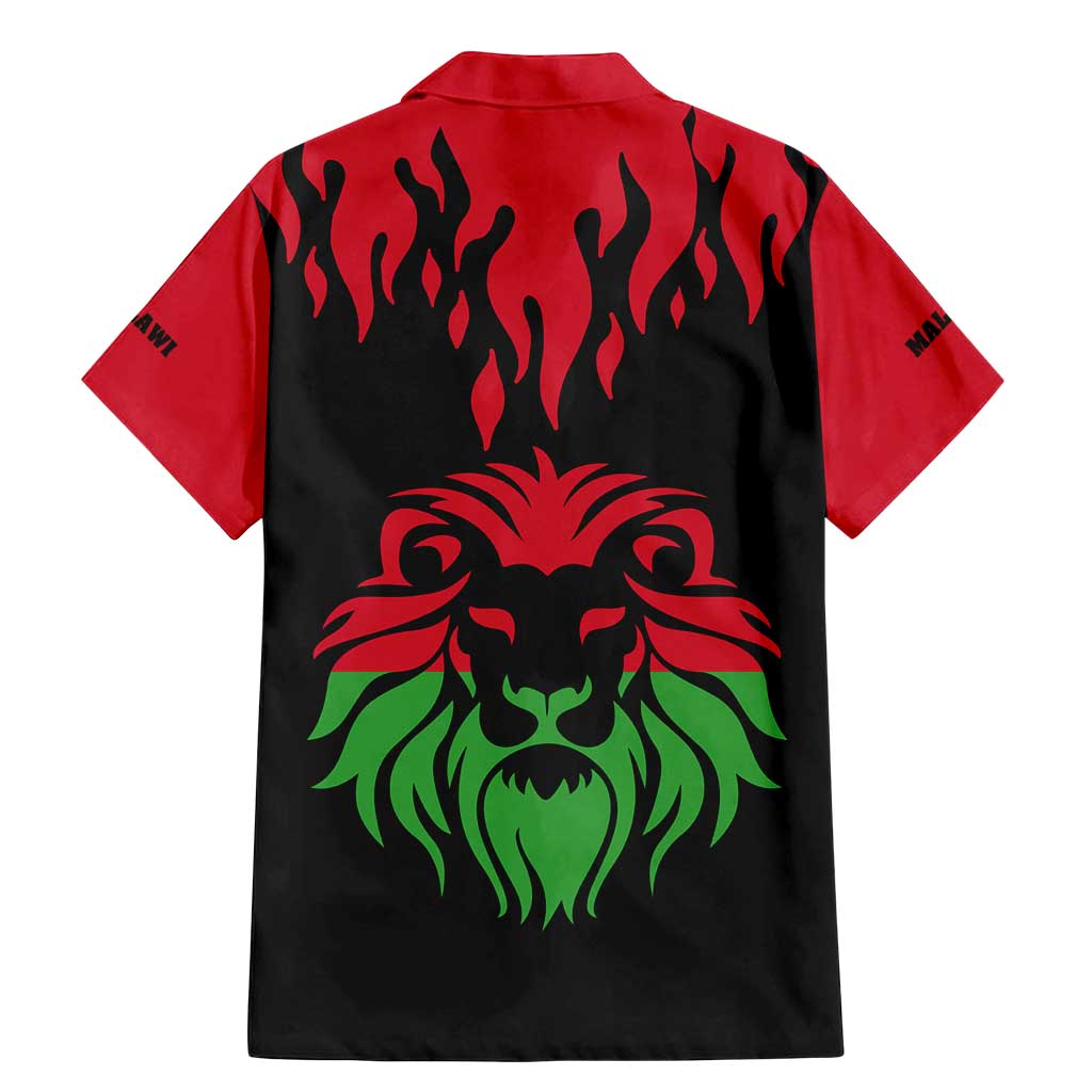 Malawi Map Shaped Lion Family Matching Mermaid Dress and Hawaiian Shirt Unique Country and Wildlife Fusion Design