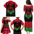 Malawi Map Shaped Lion Family Matching Puletasi and Hawaiian Shirt Unique Country and Wildlife Fusion Design