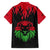 Malawi Map Shaped Lion Family Matching Short Sleeve Bodycon Dress and Hawaiian Shirt Unique Country and Wildlife Fusion Design