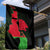 Malawi Map Shaped Lion Garden Flag Unique Country and Wildlife Fusion Design