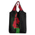 Malawi Map Shaped Lion Grocery Bag Unique Country and Wildlife Fusion Design