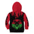 Malawi Map Shaped Lion Kid Hoodie Unique Country and Wildlife Fusion Design