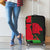 Malawi Map Shaped Lion Luggage Cover Unique Country and Wildlife Fusion Design