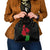 Malawi Map Shaped Lion Shoulder Handbag Unique Country and Wildlife Fusion Design