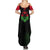 Malawi Map Shaped Lion Summer Maxi Dress Unique Country and Wildlife Fusion Design