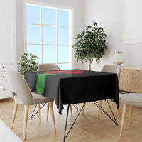 Malawi Map Shaped Lion Tablecloth Unique Country and Wildlife Fusion Design