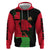 Malawi Map Shaped Lion Zip Hoodie Unique Country and Wildlife Fusion Design