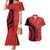 Malawi Patterns Couples Matching Mermaid Dress and Hawaiian Shirt Blended with Flag Colors & National Emblem - Cultural Fusion Design