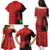 Malawi Patterns Family Matching Puletasi and Hawaiian Shirt Blended with Flag Colors & National Emblem - Cultural Fusion Design