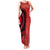 Malawi Patterns Family Matching Tank Maxi Dress and Hawaiian Shirt Blended with Flag Colors & National Emblem - Cultural Fusion Design