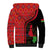 Malawi Patterns Sherpa Hoodie Blended with Flag Colors & National Emblem - Cultural Fusion Design