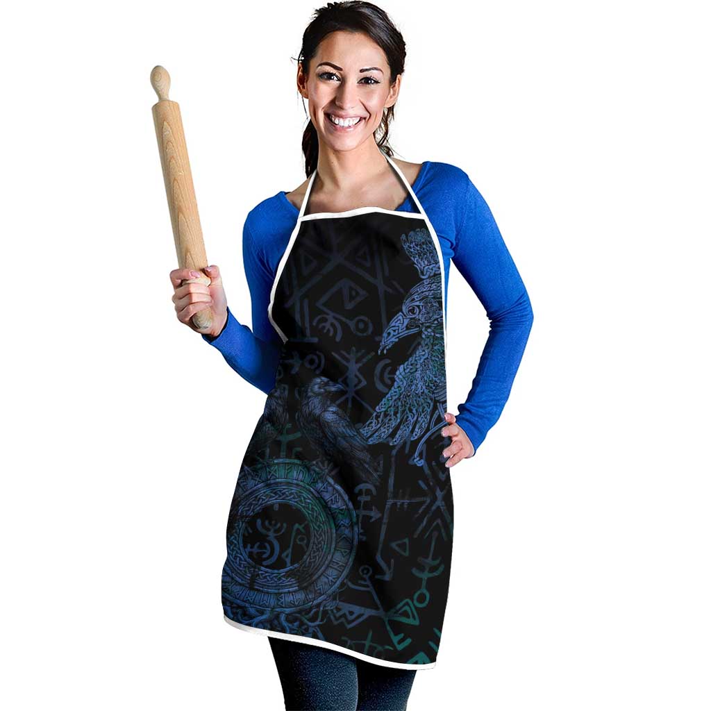 Odin Norse Mythology Apron Viking Rune Art Style