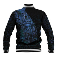 Odin Norse Mythology Baseball Jacket Viking Rune Art Style