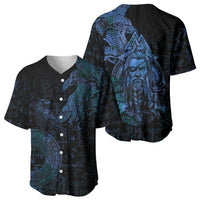 Odin Norse Mythology Baseball Jersey Viking Rune Art Style