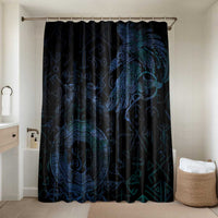 Odin Norse Mythology Bathroom Set Viking Rune Art Style