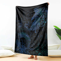 Odin Norse Mythology Blanket Viking Rune Art Style