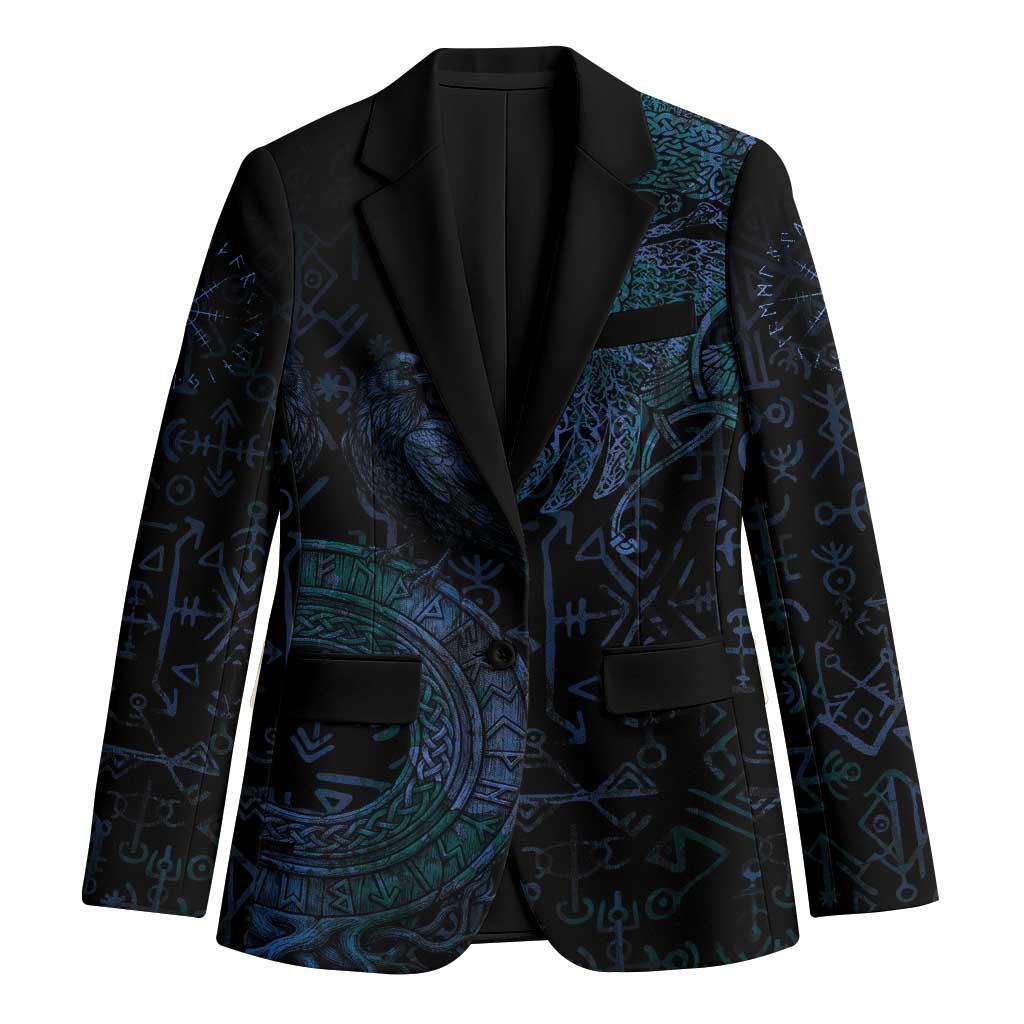 Odin Norse Mythology Blazer Viking Rune Art Style