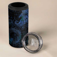 Odin Norse Mythology 4 in 1 Can Cooler Tumbler Viking Rune Art Style