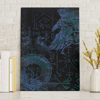 Odin Norse Mythology Canvas Wall Art Viking Rune Art Style