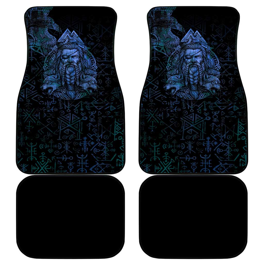 Odin Norse Mythology Car Mats Viking Rune Art Style