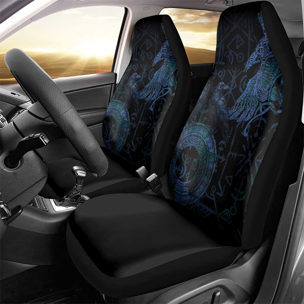 Odin Norse Mythology Car Seat Cover Viking Rune Art Style