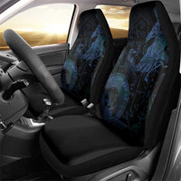 Odin Norse Mythology Car Seat Cover Viking Rune Art Style