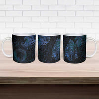 Odin Norse Mythology Ceramic Mug Viking Rune Art Style