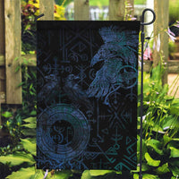 Odin Norse Mythology Garden Flag Viking Rune Art Style
