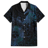 Odin Norse Mythology Hawaiian Shirt Viking Rune Art Style