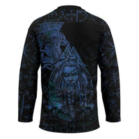Odin Norse Mythology Hockey Jersey Viking Rune Art Style