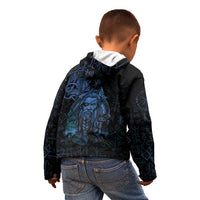 Odin Norse Mythology Kid Hoodie Viking Rune Art Style