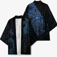Odin Norse Mythology Kimono Viking Rune Art Style