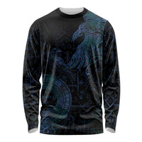 Odin Norse Mythology Long Sleeve Shirt Viking Rune Art Style