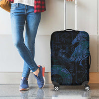 Odin Norse Mythology Luggage Cover Viking Rune Art Style
