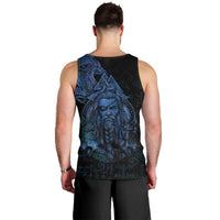Odin Norse Mythology Men Tank Top Viking Rune Art Style