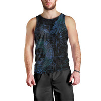 Odin Norse Mythology Men Tank Top Viking Rune Art Style