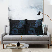 Odin Norse Mythology Pillow Cover Viking Rune Art Style