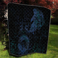 Odin Norse Mythology Quilt Viking Rune Art Style
