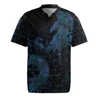 Odin Norse Mythology Rugby Jersey Viking Rune Art Style