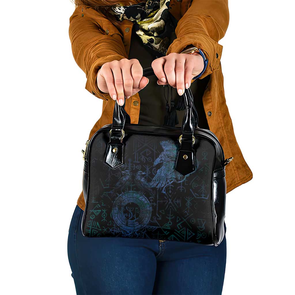 Odin Norse Mythology Shoulder Handbag Viking Rune Art Style