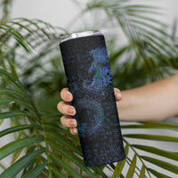 Odin Norse Mythology Skinny Tumbler Viking Rune Art Style