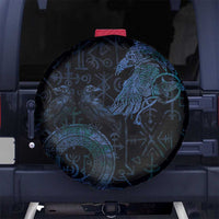 Odin Norse Mythology Spare Tire Cover Viking Rune Art Style