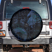 Odin Norse Mythology Spare Tire Cover Viking Rune Art Style