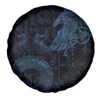 Odin Norse Mythology Spare Tire Cover Viking Rune Art Style
