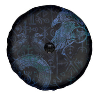Odin Norse Mythology Spare Tire Cover Viking Rune Art Style